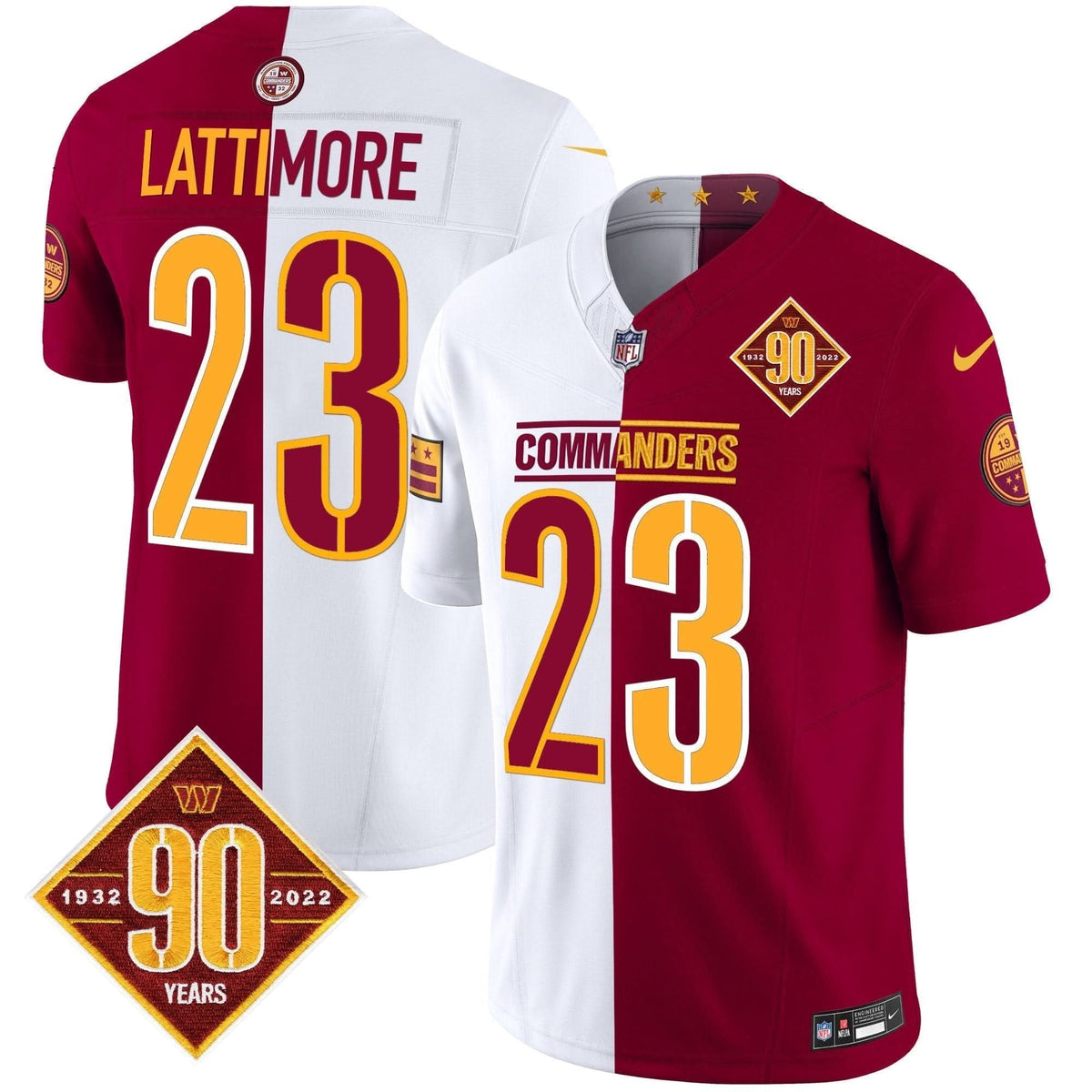 WC 90th Anniversary Patch Vapor Limited Jersey