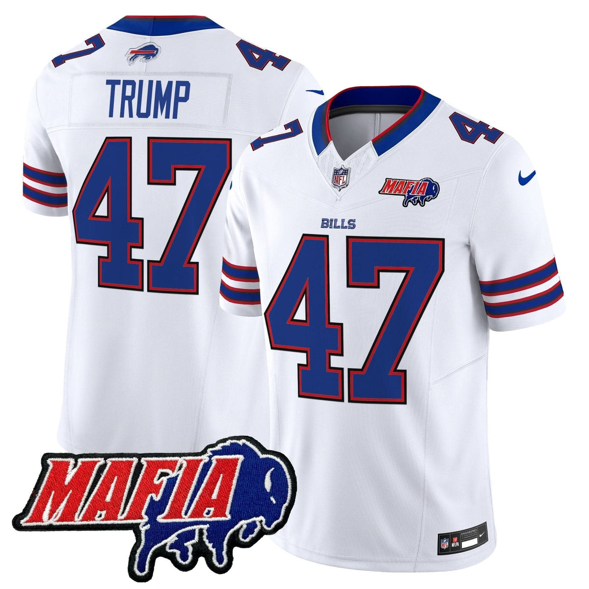 BB 2024 BUF Mafia Patch Vapor Limited Jersey