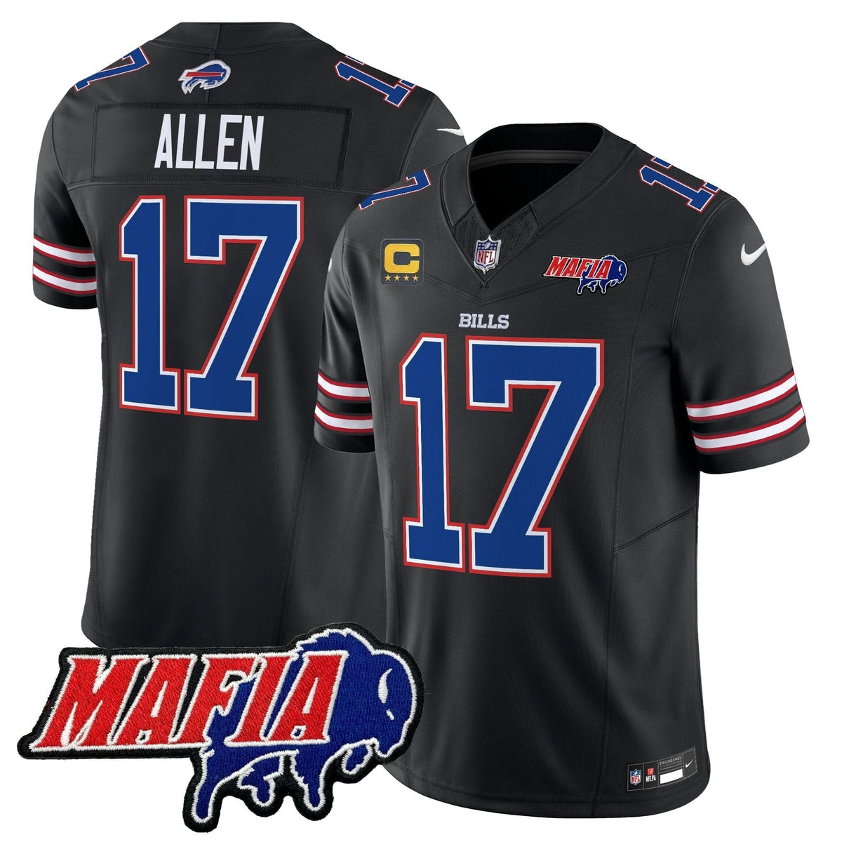 BB 2024 BUF Mafia Patch Vapor Limited Jersey