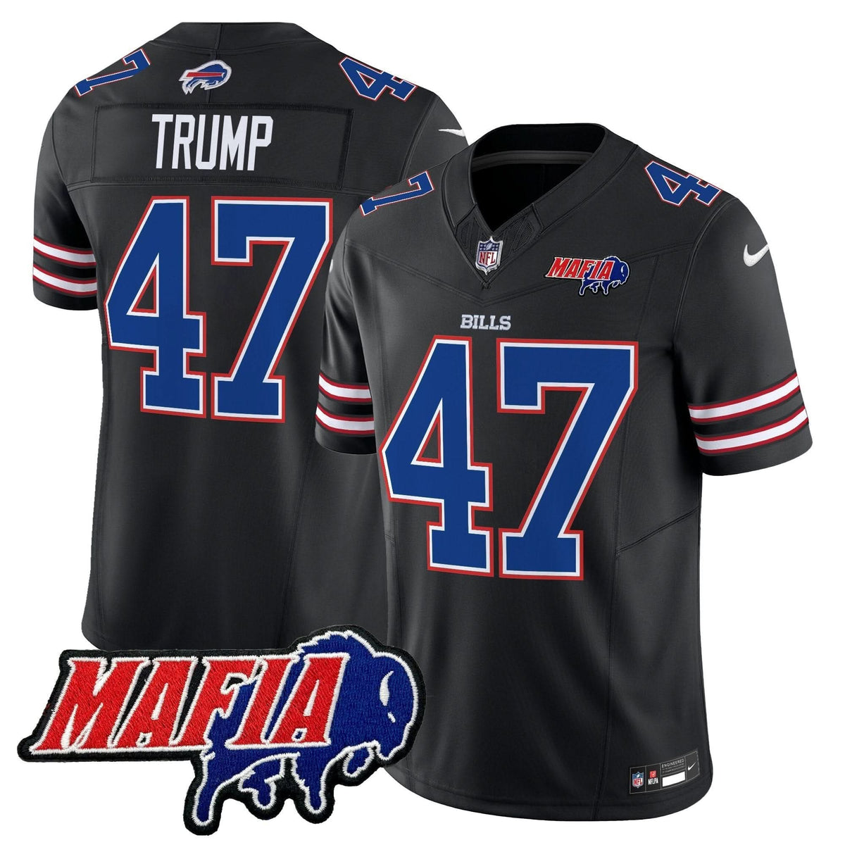 BB 2024 BUF Mafia Patch Vapor Limited Jersey