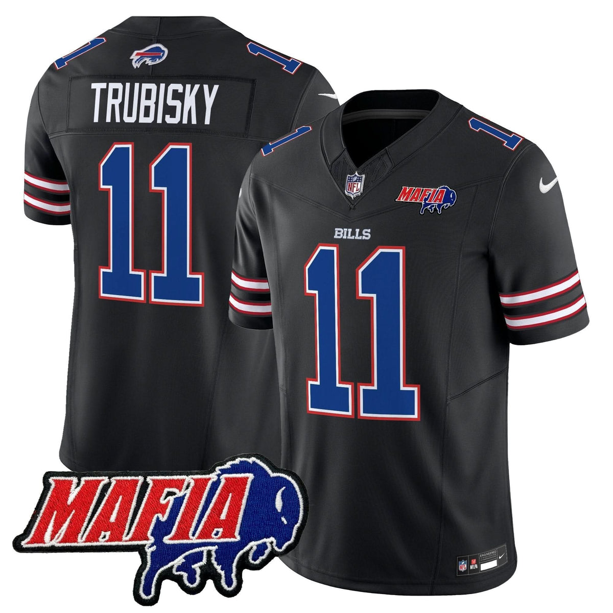 BB 2024 BUF Mafia Patch Vapor Limited Jersey