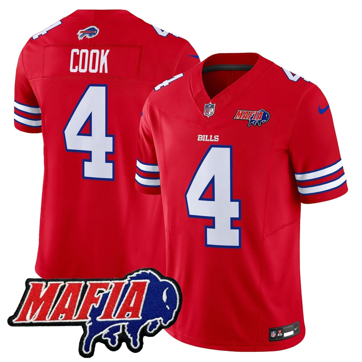 BB 2024 BUF Mafia Patch Vapor Limited Jersey