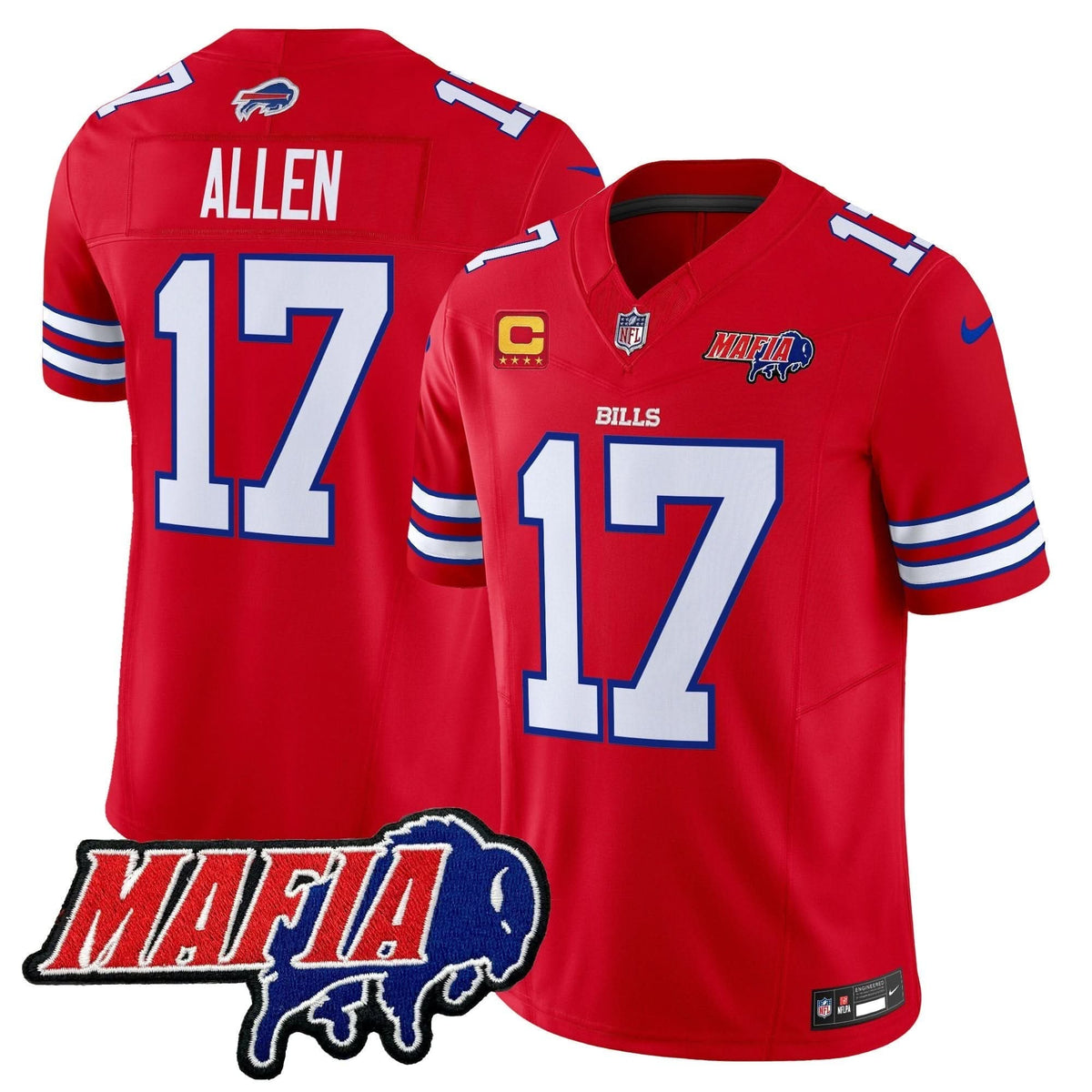 BB 2024 BUF Mafia Patch Vapor Limited Jersey