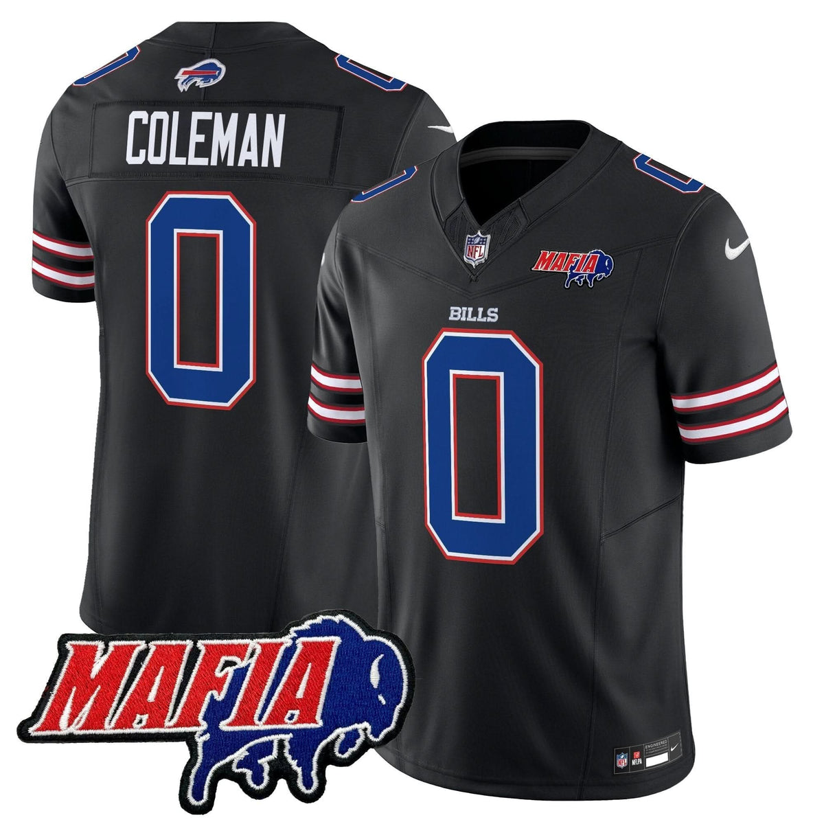 BB 2024 BUF Mafia Patch Vapor Limited Jersey