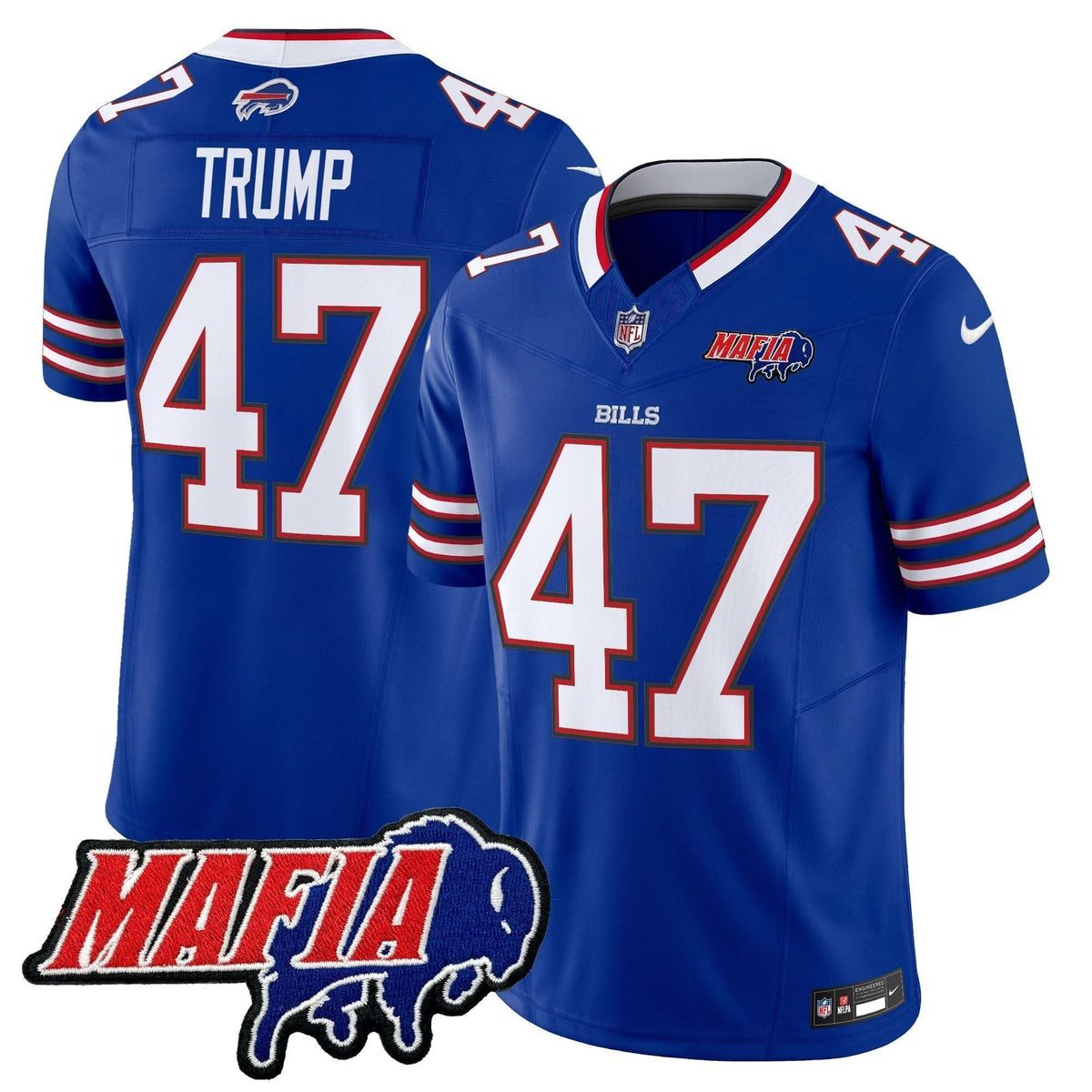 BB 2024 BUF Mafia Patch Vapor Limited Jersey