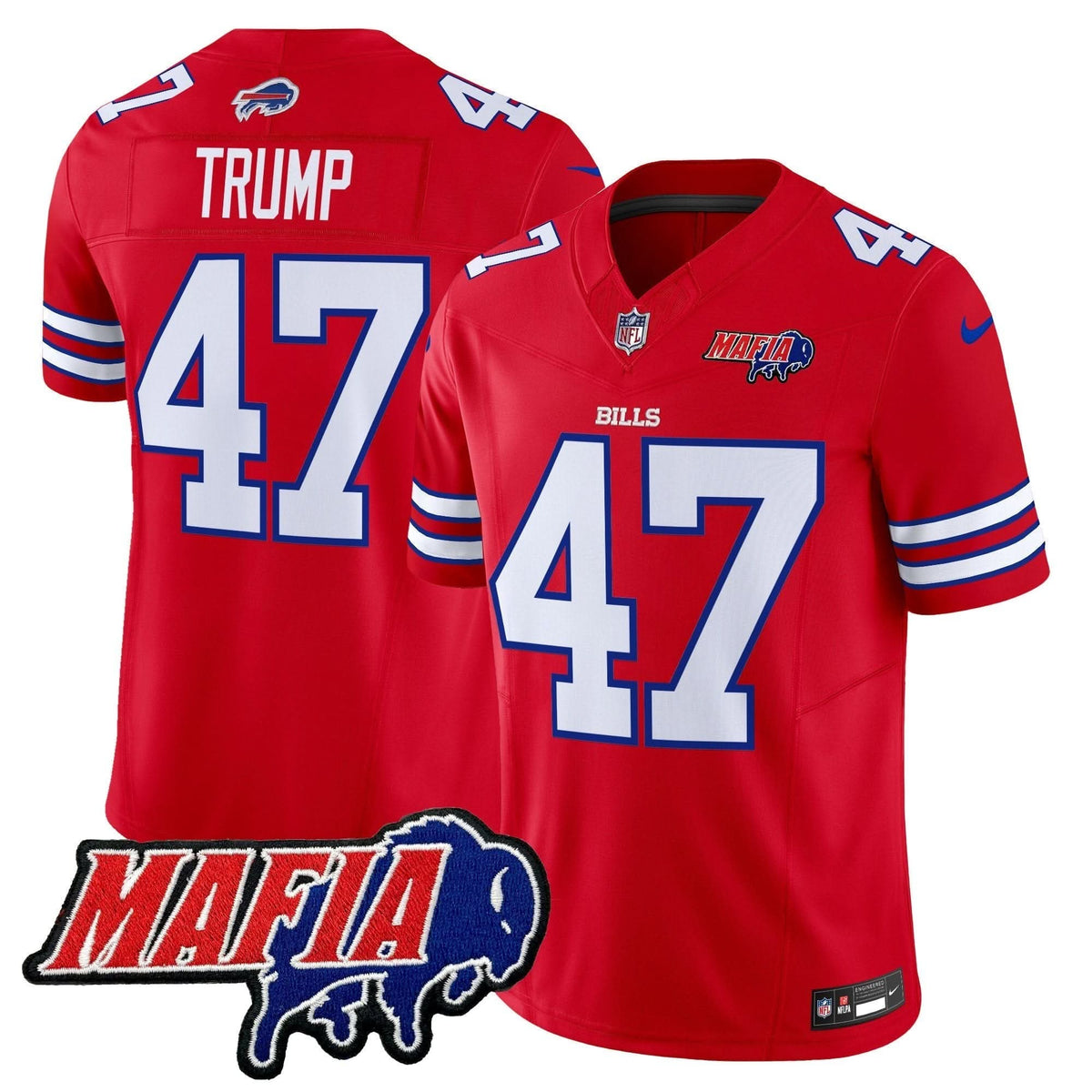BB 2024 BUF Mafia Patch Vapor Limited Jersey