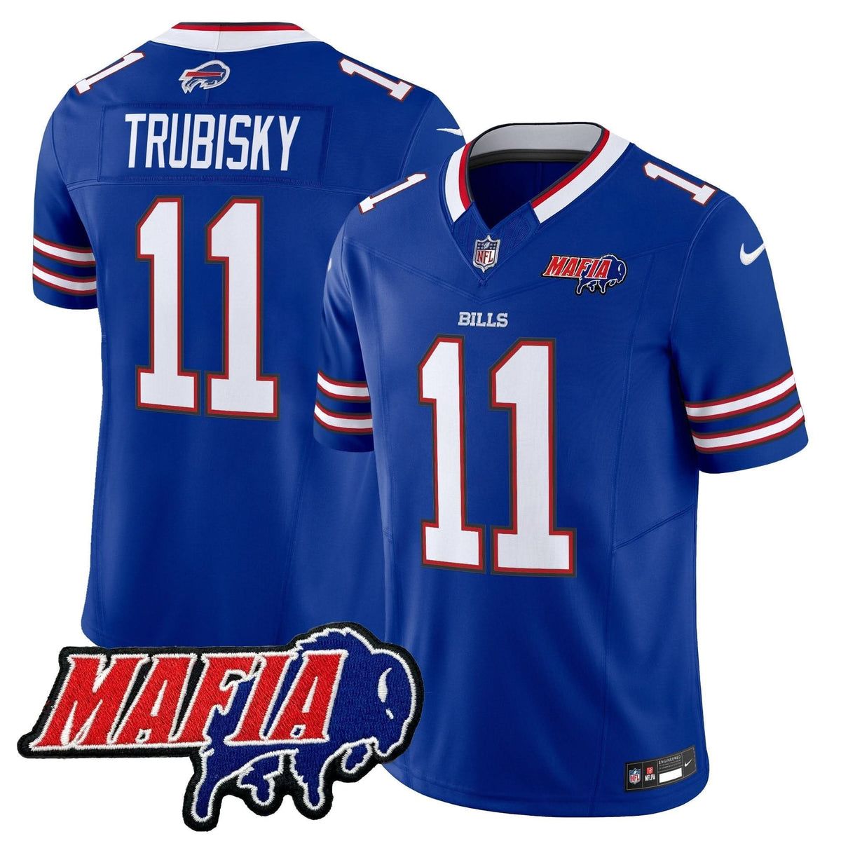 BB 2024 BUF Mafia Patch Vapor Limited Jersey