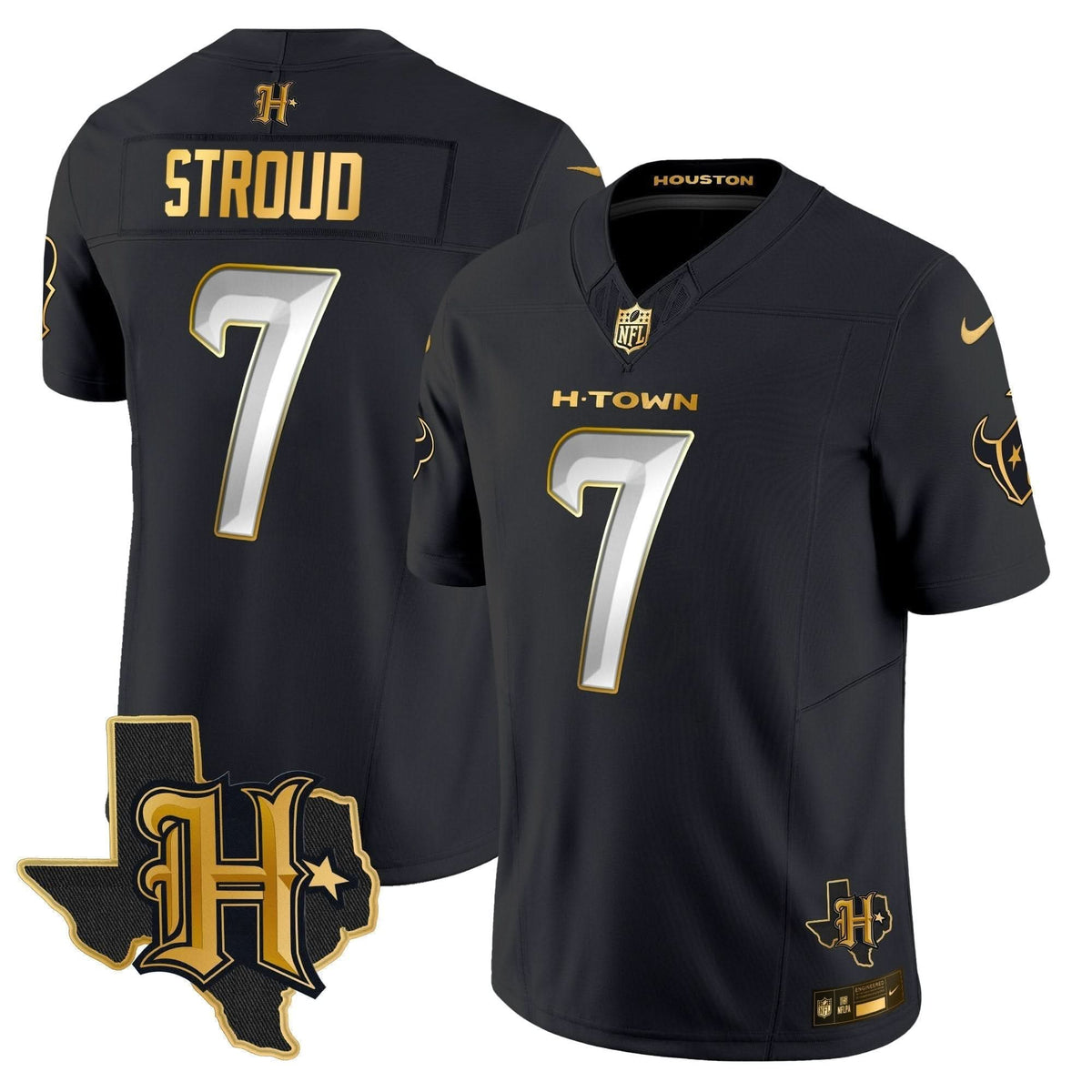 HT 2024 Texas Patch Gold Vapor Limited Jersey