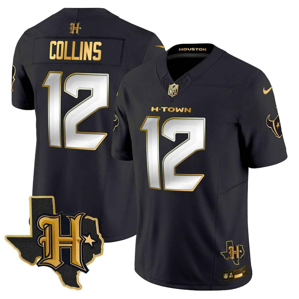 HT 2024 Texas Patch Gold Vapor Limited Jersey