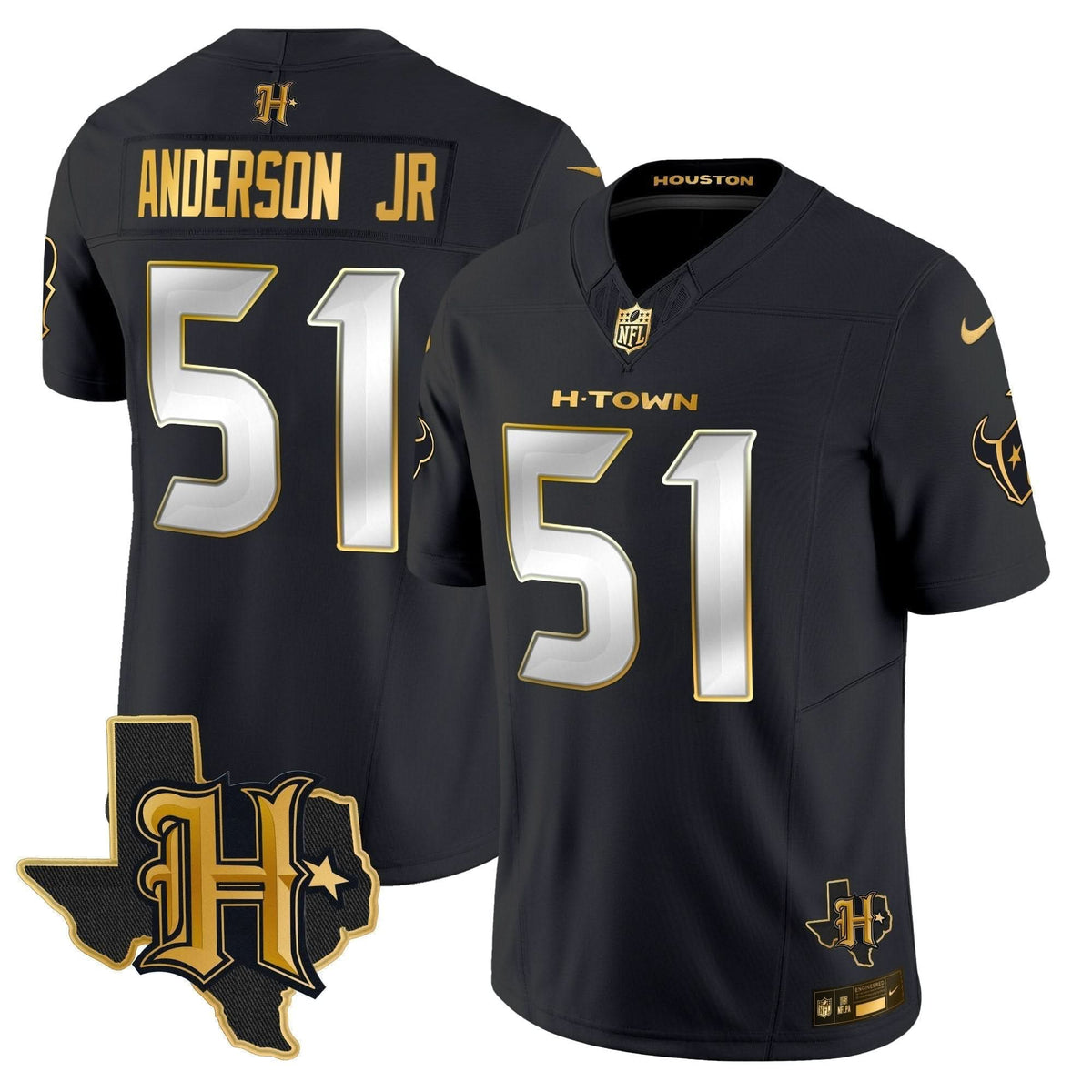 HT 2024 Texas Patch Gold Vapor Limited Jersey