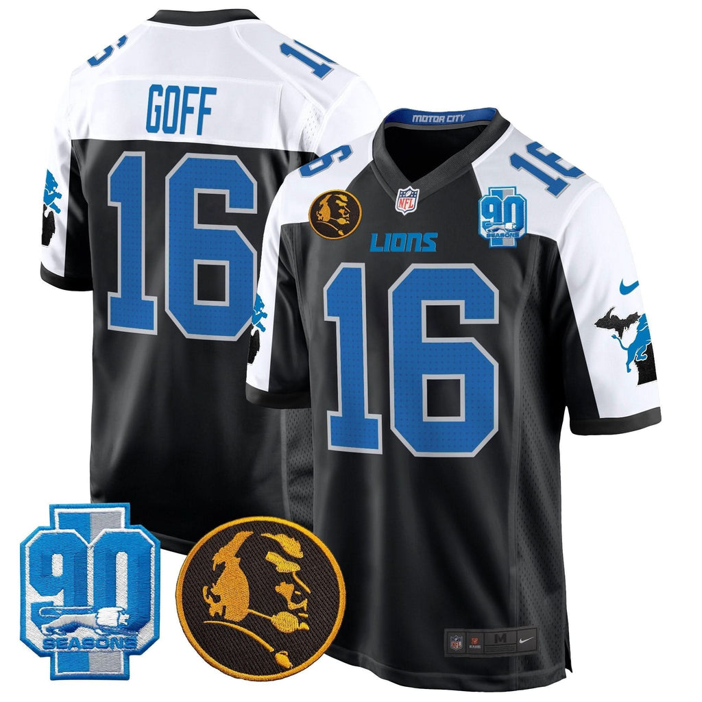 DET 2024 90th & John Madden Patch Game Jersey