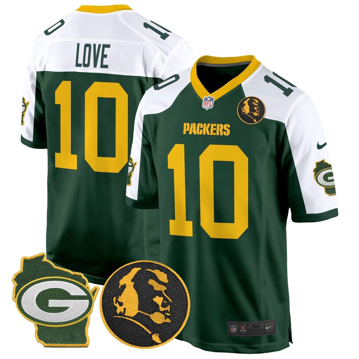 GB John Madden & Home Patch Game Jersey