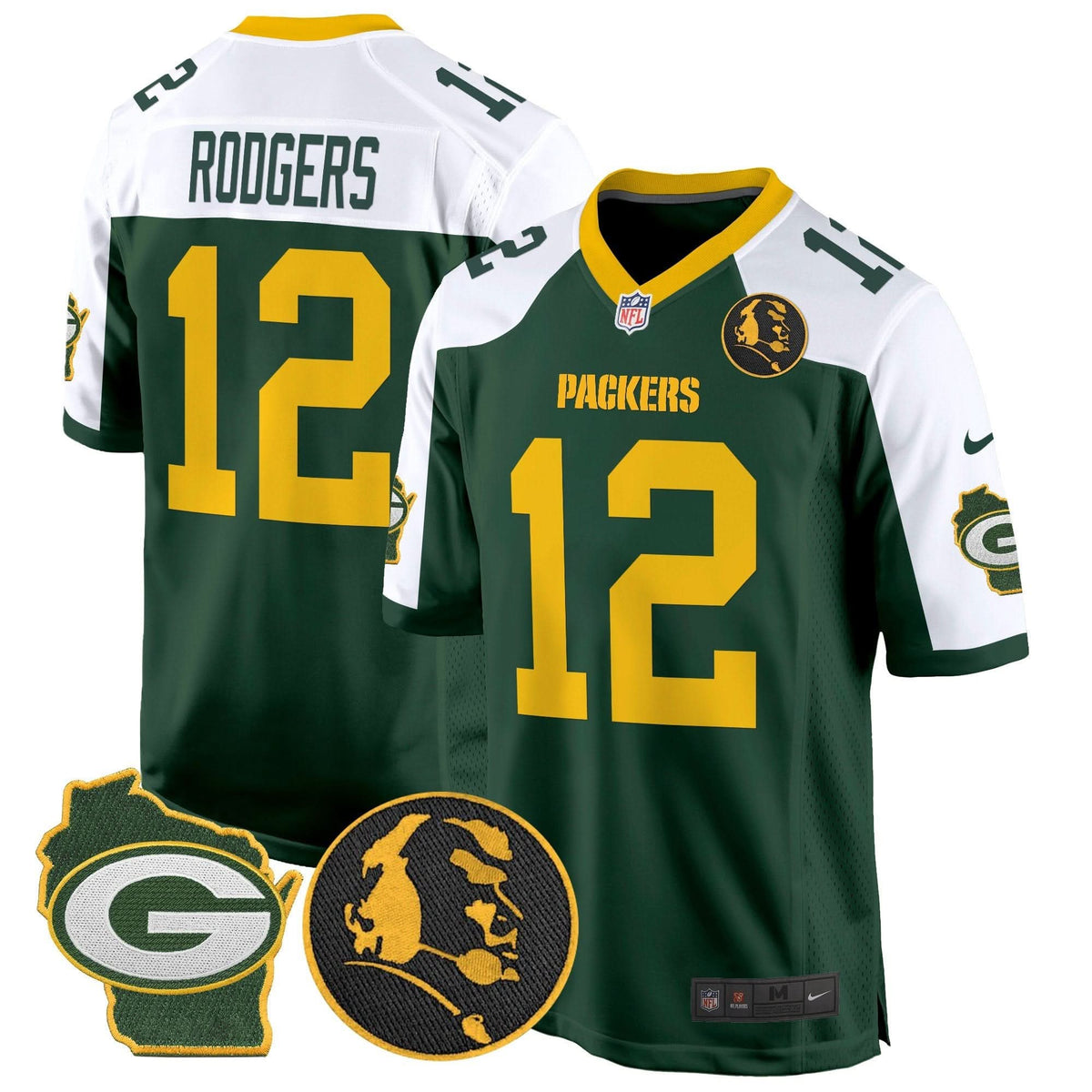 GB John Madden & Home Patch Game Jersey