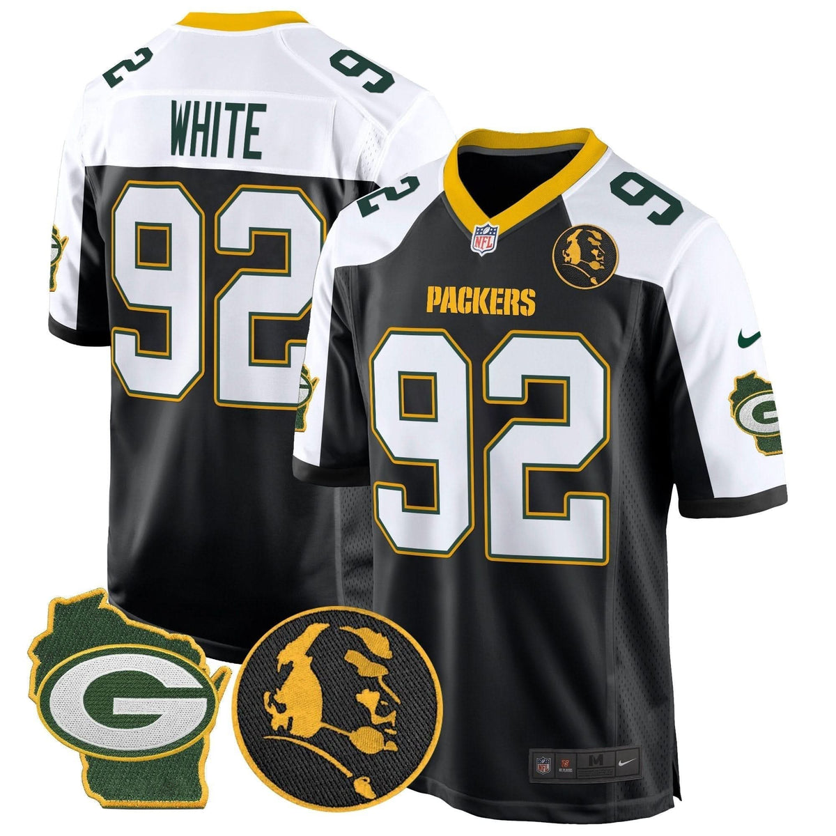 GB John Madden & Home Patch Game Jersey