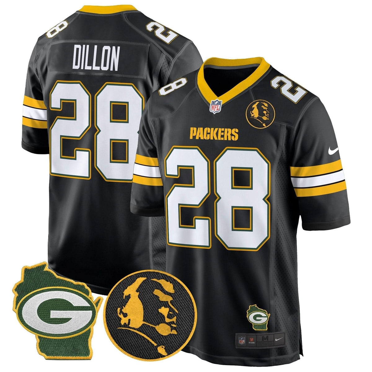 GB John Madden & Home Patch Game Jersey
