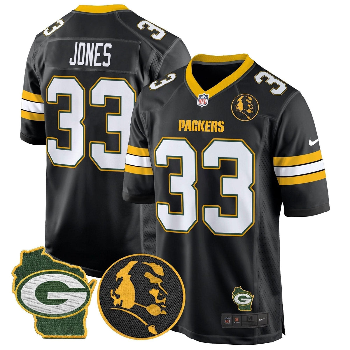 GB John Madden & Home Patch Game Jersey