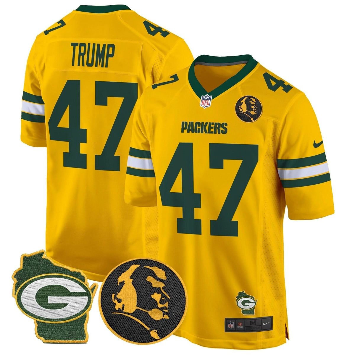 GB John Madden & Home Patch Game Jersey