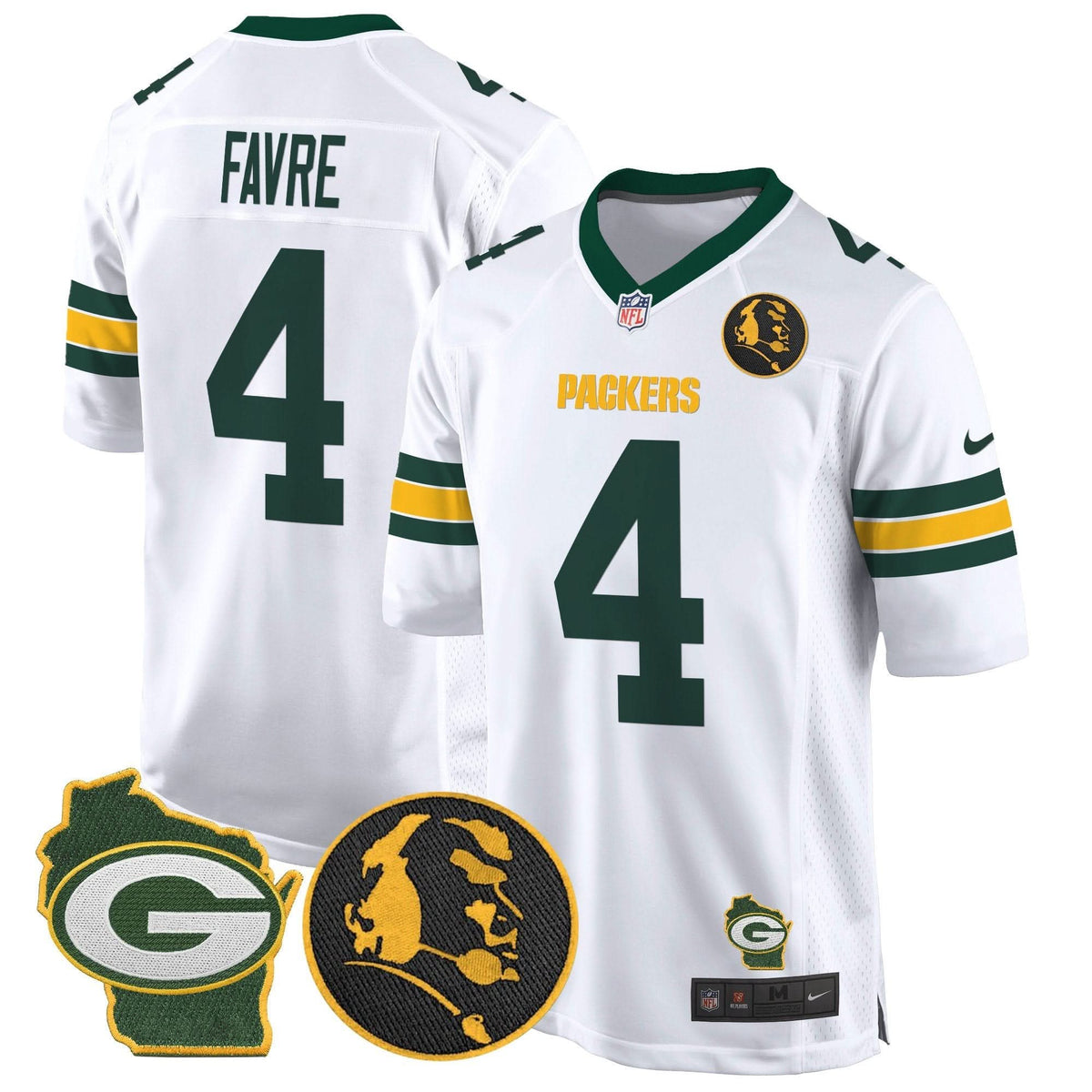 GB John Madden & Home Patch Game Jersey