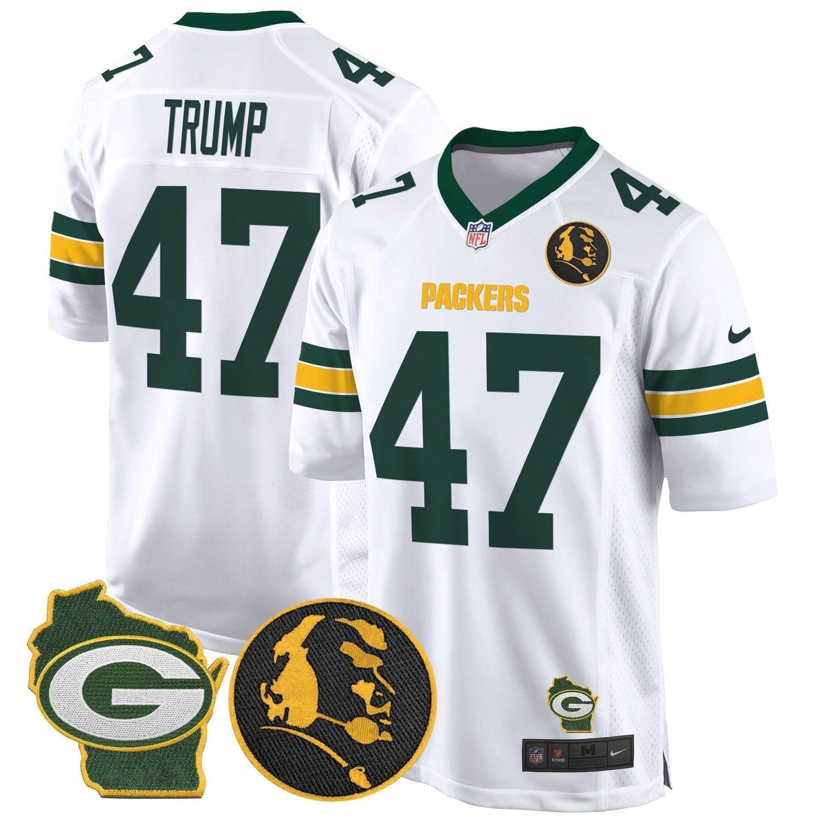 GB John Madden & Home Patch Game Jersey