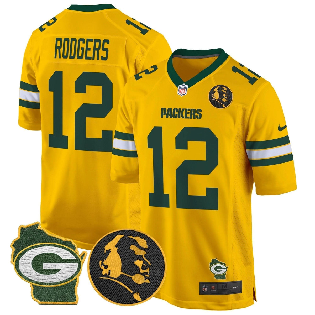 GB John Madden & Home Patch Game Jersey