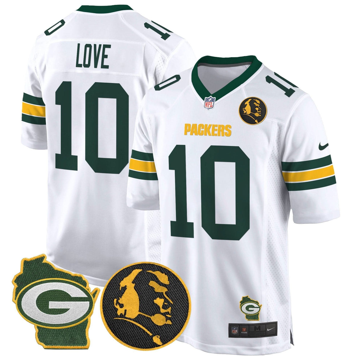 GB John Madden & Home Patch Game Jersey