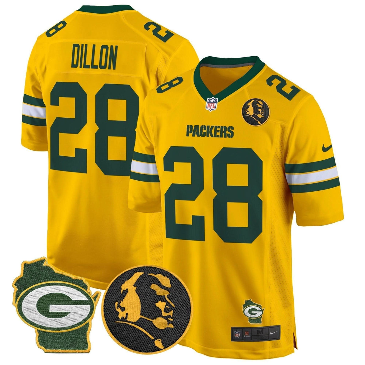 GB John Madden & Home Patch Game Jersey