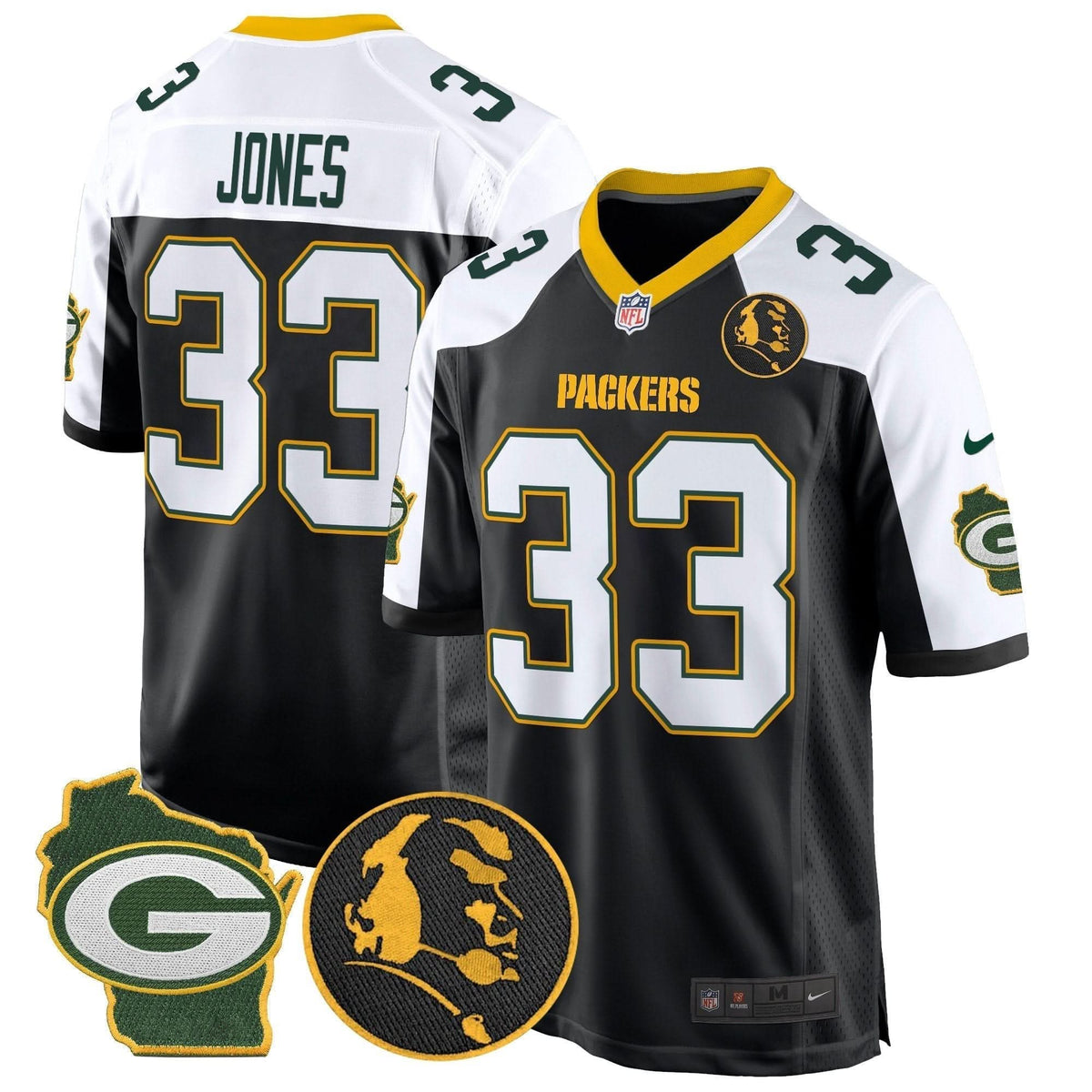 GB John Madden & Home Patch Game Jersey