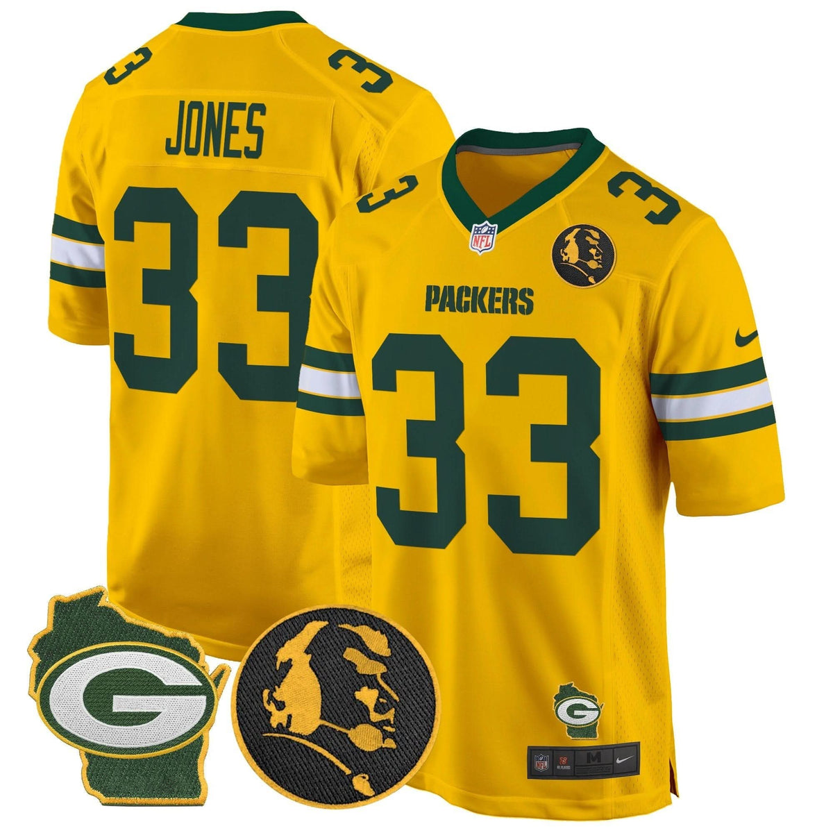 GB John Madden & Home Patch Game Jersey