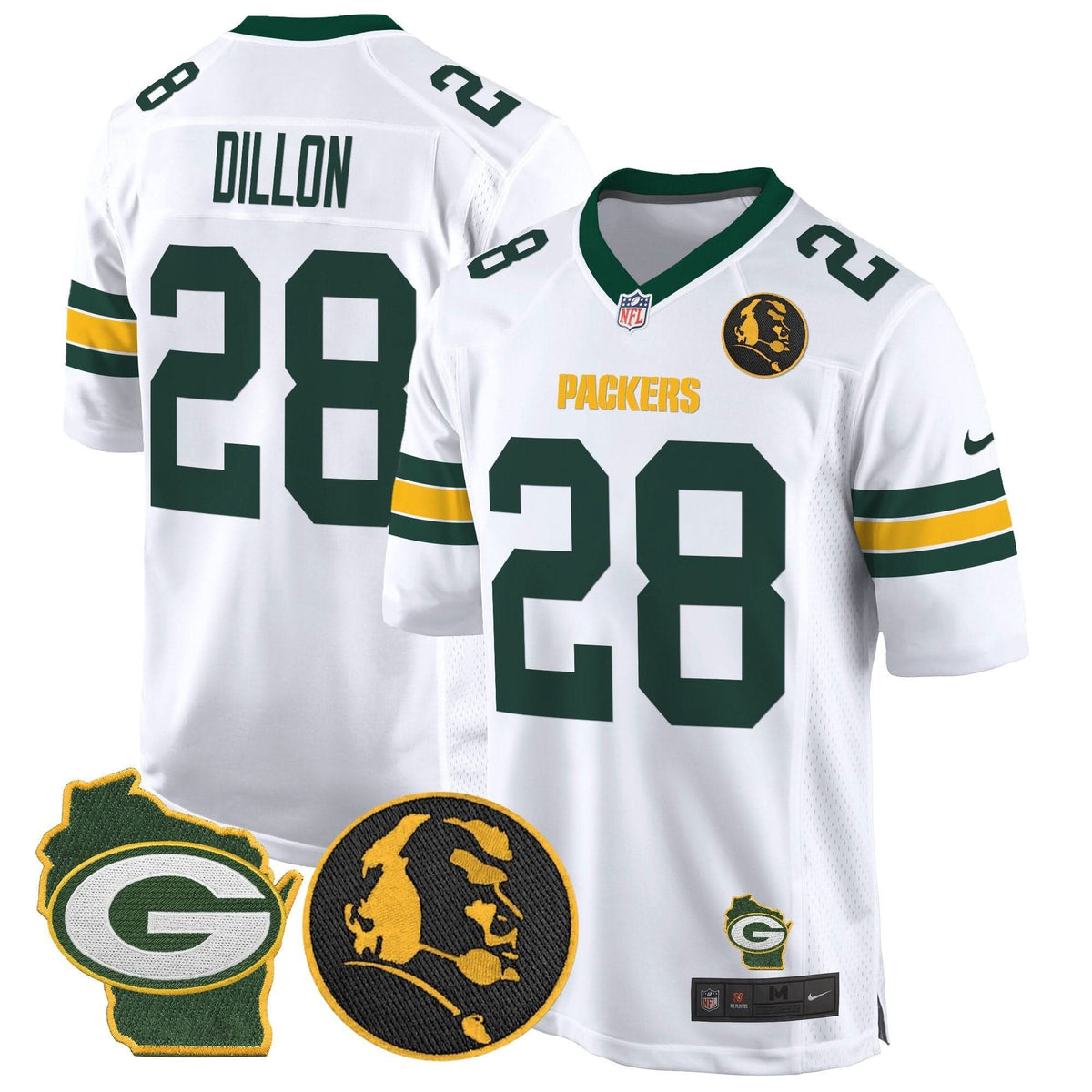 GB John Madden & Home Patch Game Jersey
