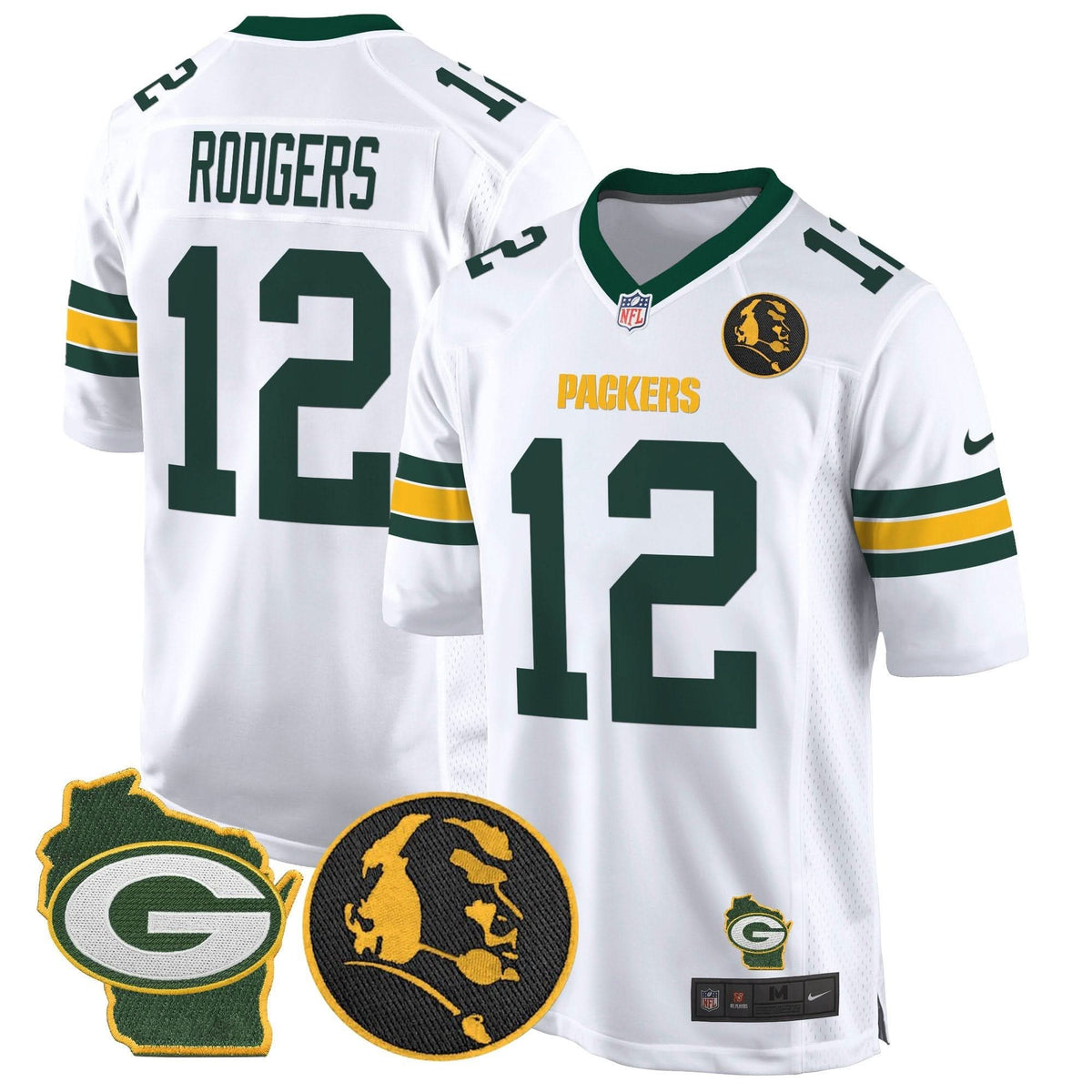 GB John Madden & Home Patch Game Jersey