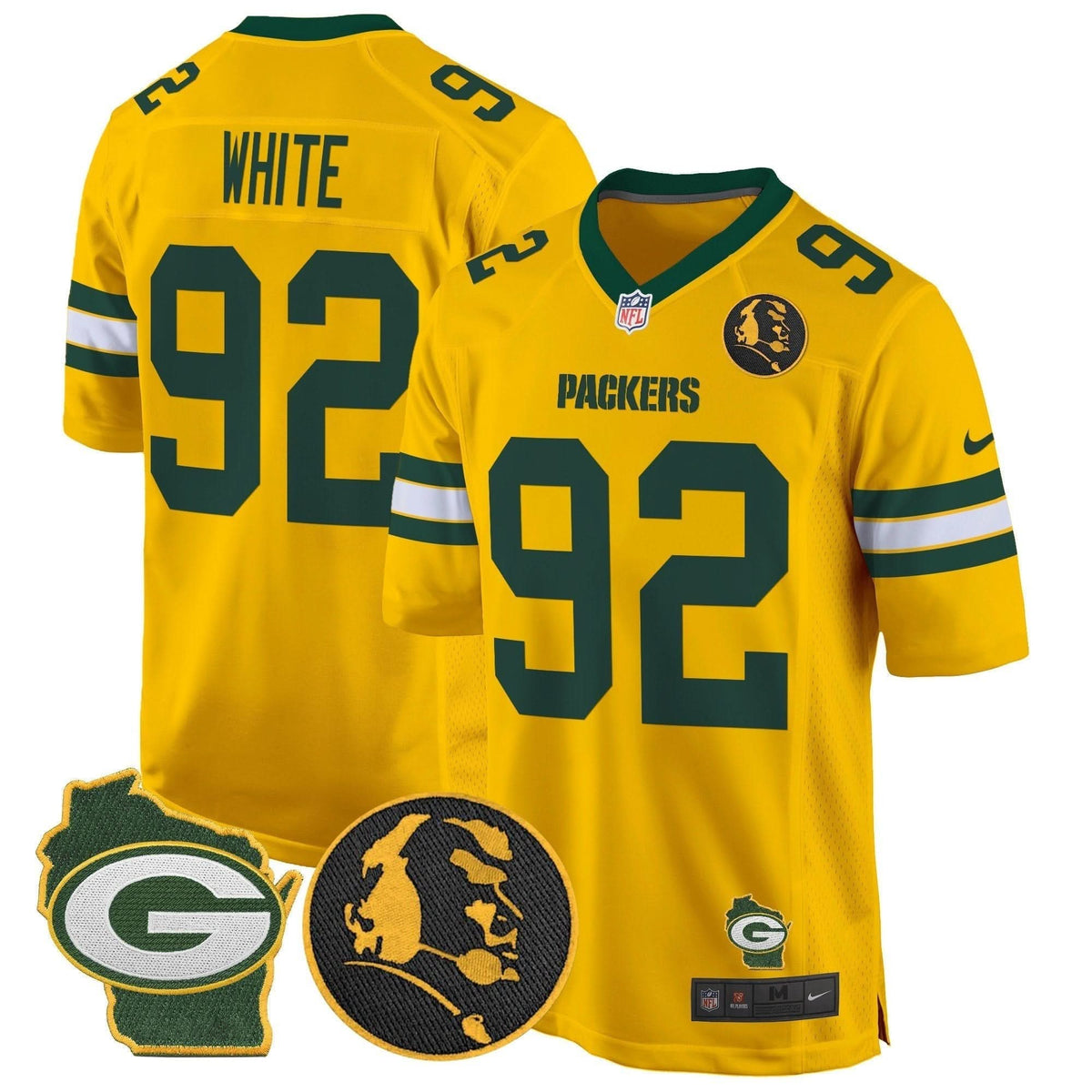 GB John Madden & Home Patch Game Jersey