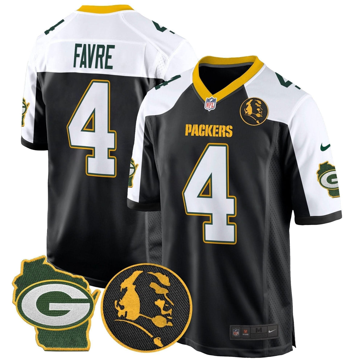 GB John Madden & Home Patch Game Jersey