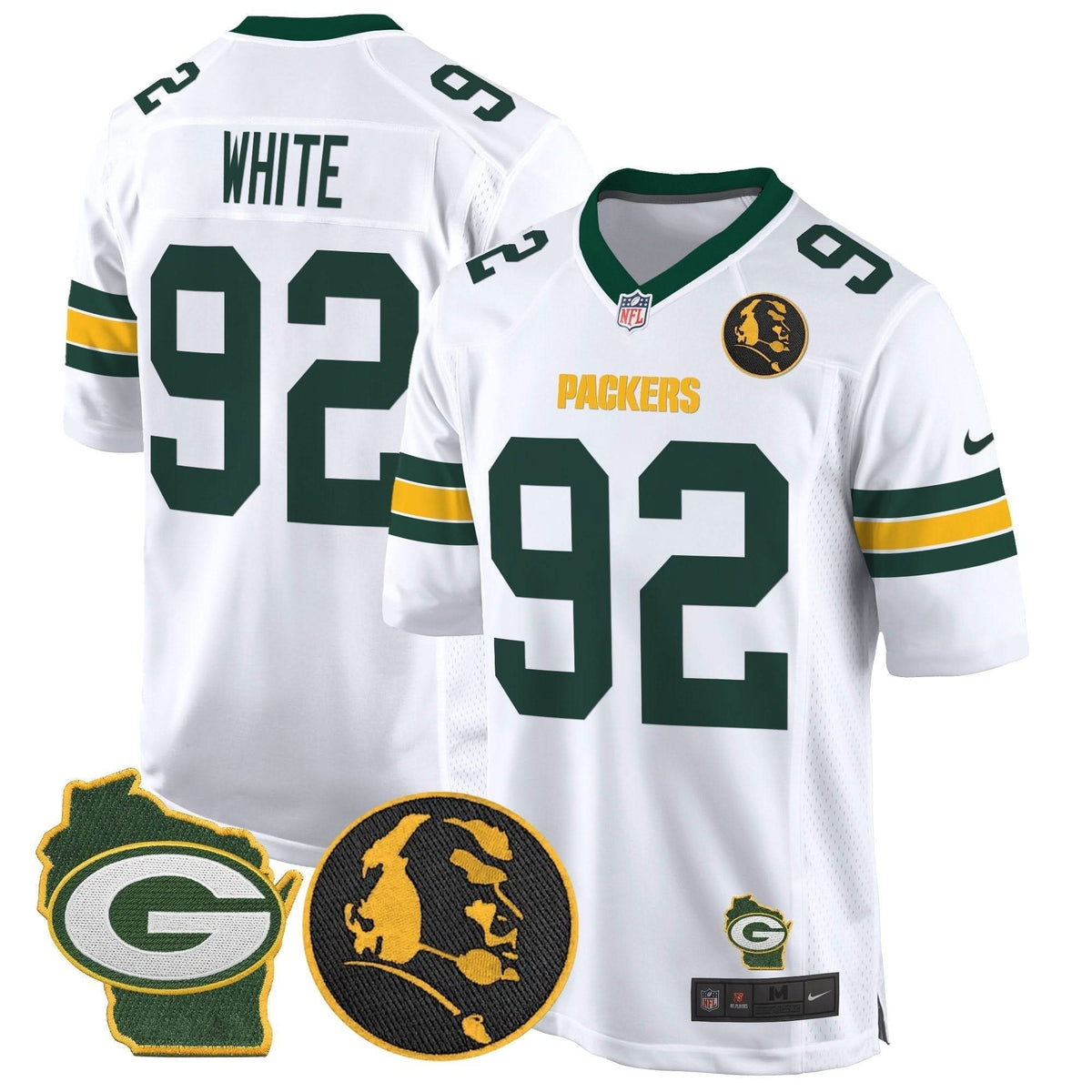 GB John Madden & Home Patch Game Jersey