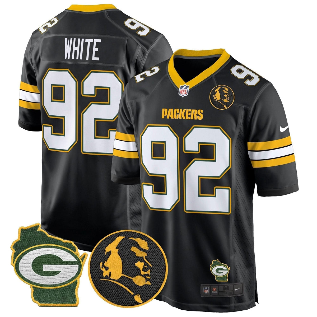 GB John Madden & Home Patch Game Jersey