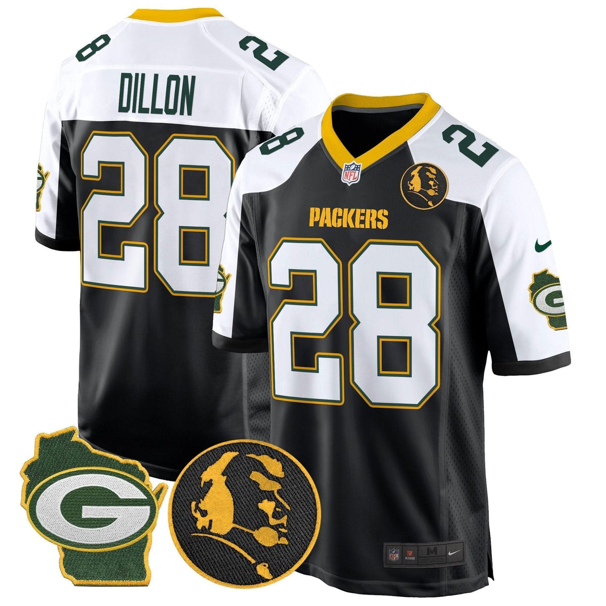 GB John Madden & Home Patch Game Jersey