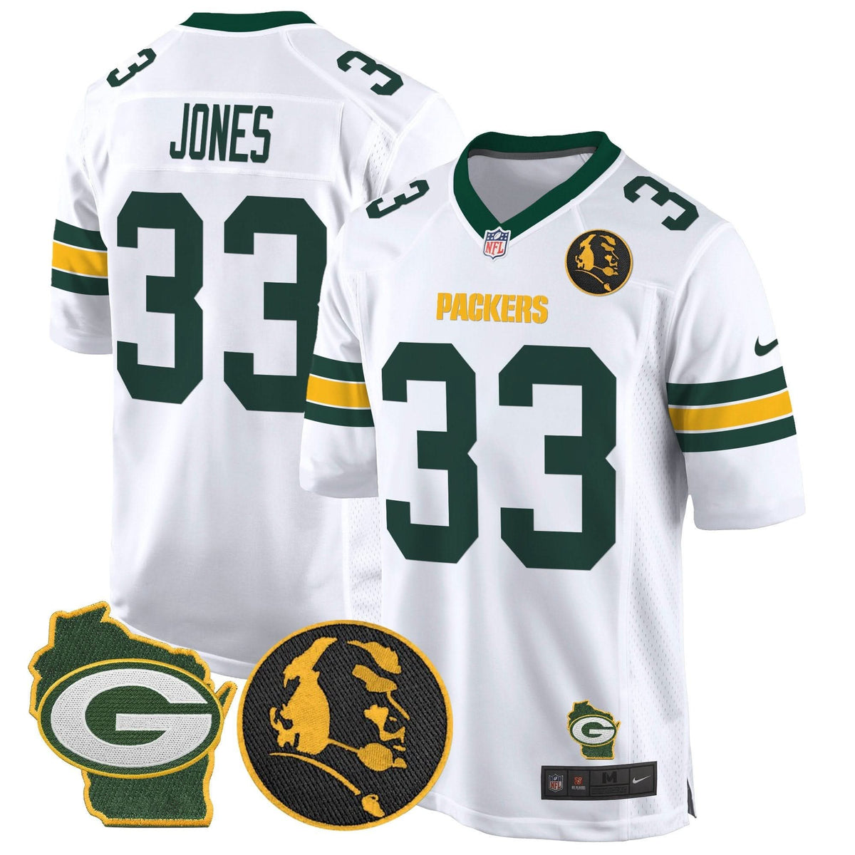 GB John Madden & Home Patch Game Jersey