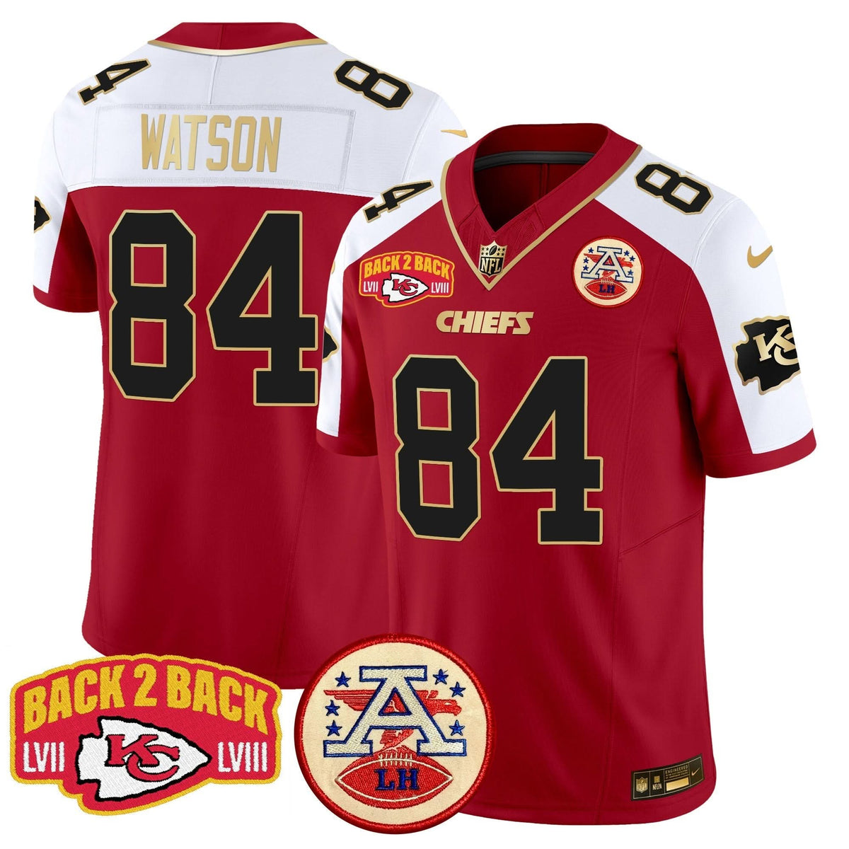 KC Super Back 2 Back Patch Vapor Limited Jersey