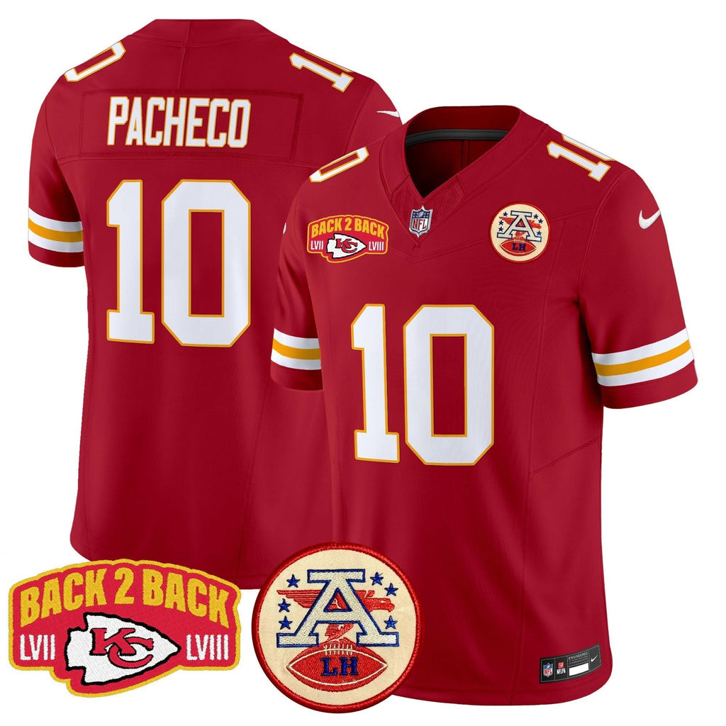 KC Super Back 2 Back Patch Vapor Limited Jersey