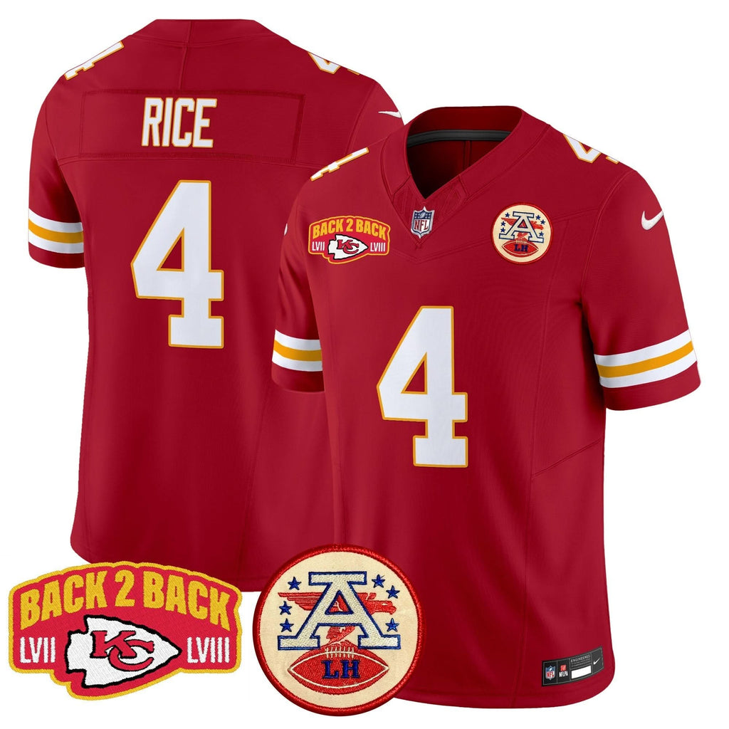 KC Super Back 2 Back Patch Vapor Limited Jersey