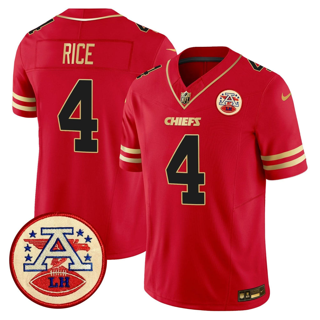 KC 2024 Lamar Hunt Patch Vapor Limited Jersey