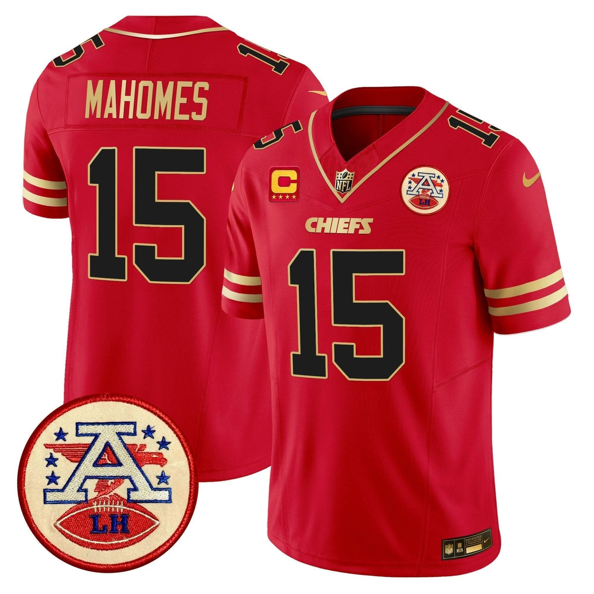 KC 2024 Lamar Hunt Patch Vapor Limited Jersey