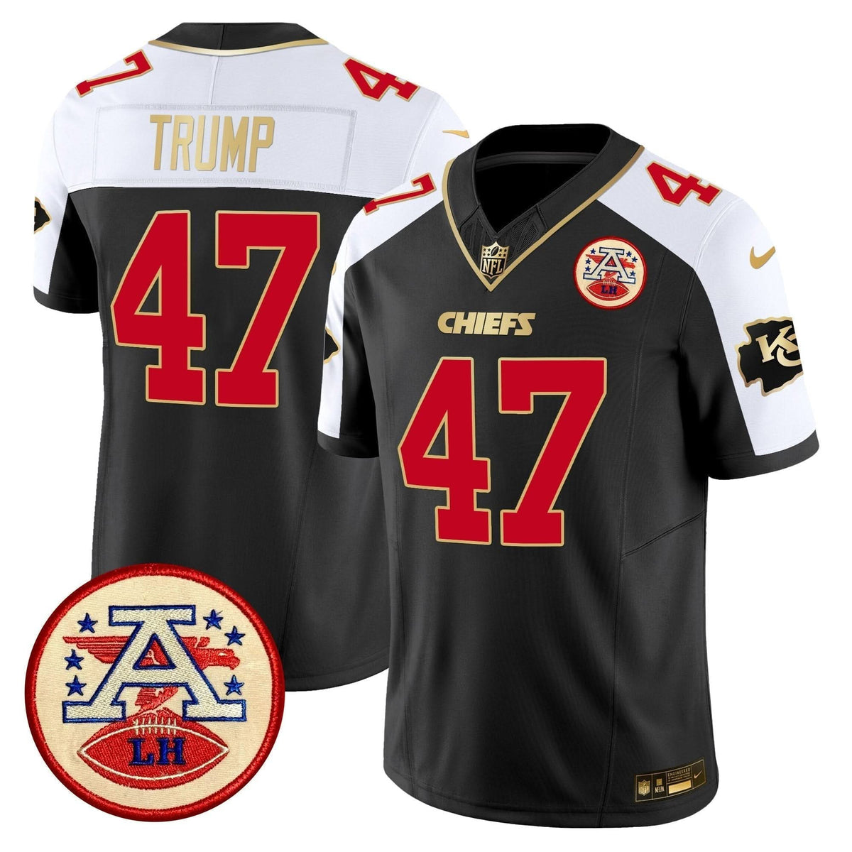 KC 2024 Lamar Hunt Patch Vapor Limited Jersey