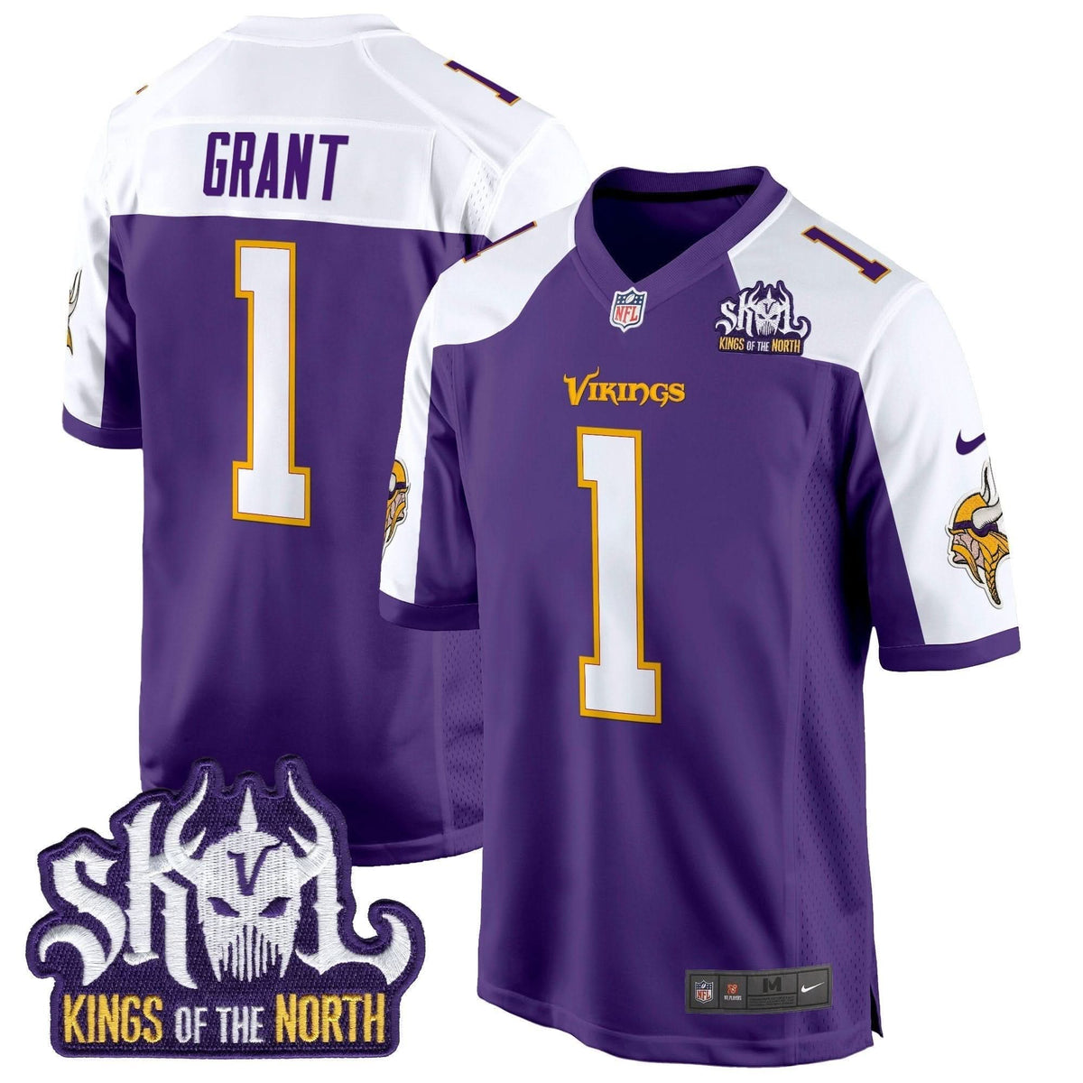 MV King Of The North Patch Throwback Game Jersey