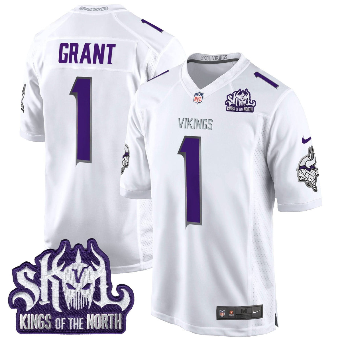 MV King Of The North Patch Throwback Game Jersey