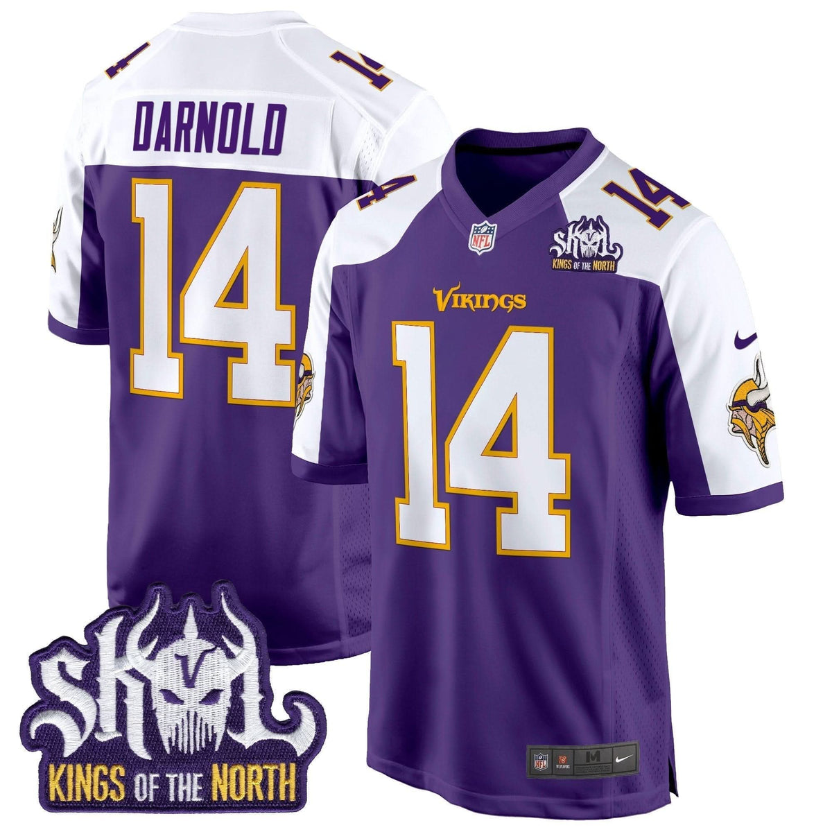 MV King Of The North Patch Throwback Game Jersey