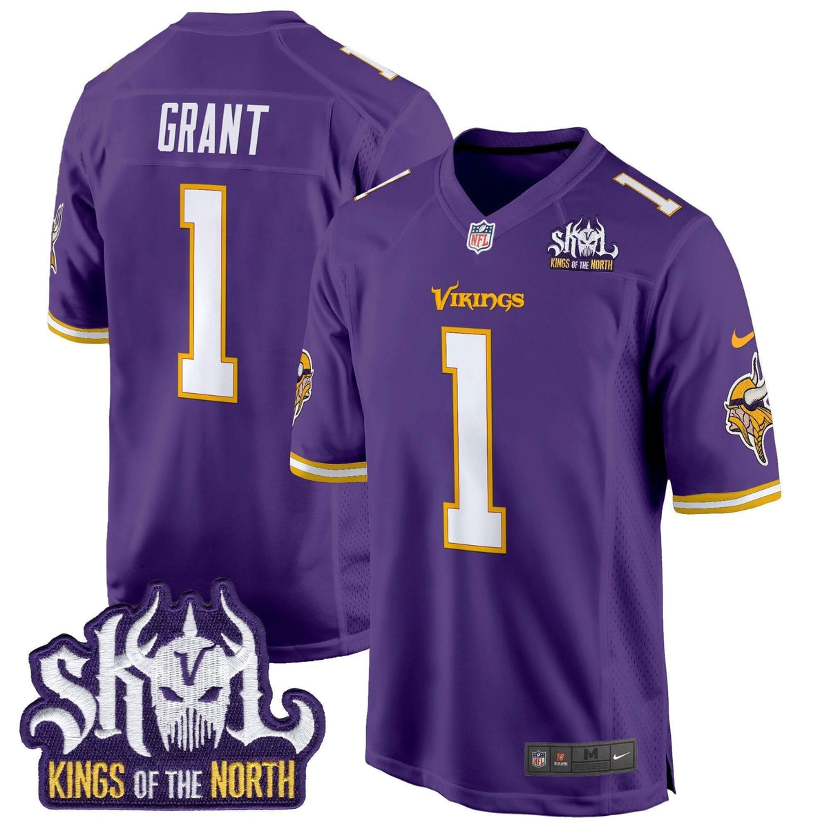 MV King Of The North Patch Throwback Game Jersey