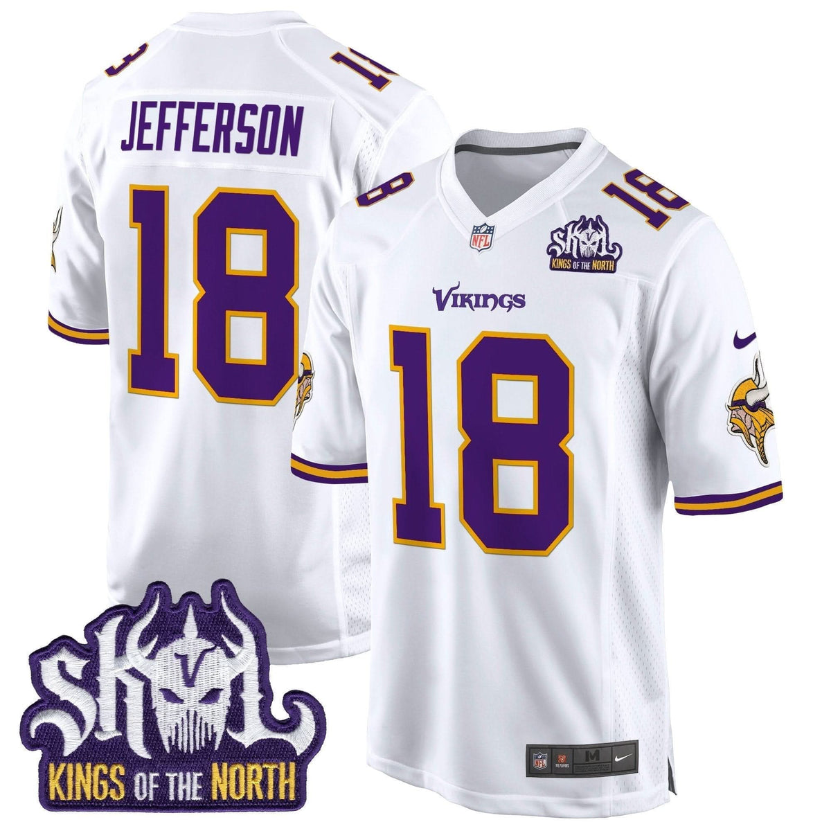 MV King Of The North Patch Throwback Game Jersey