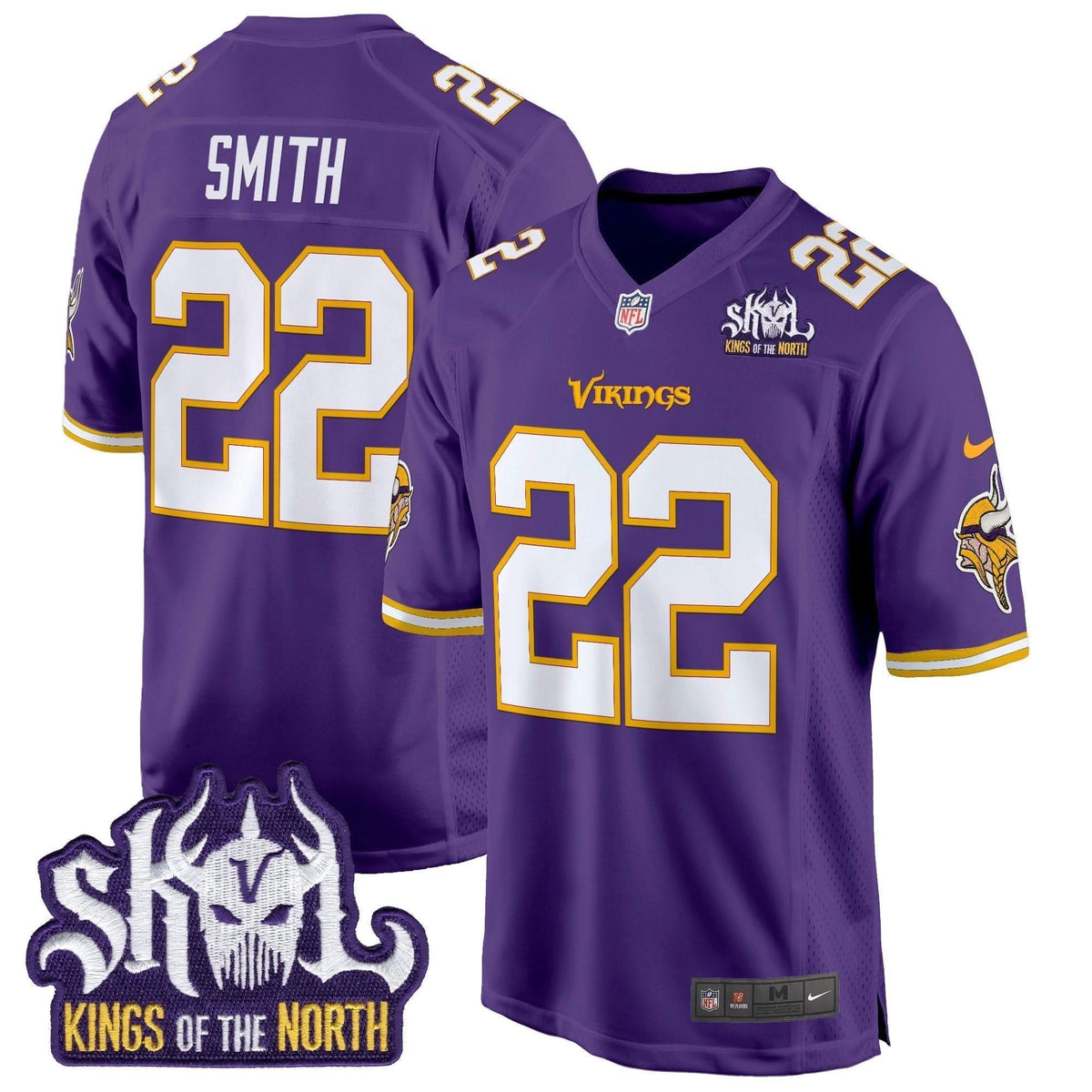 MV King Of The North Patch Throwback Game Jersey