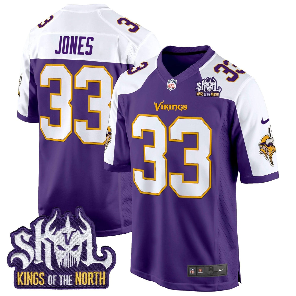 MV King Of The North Patch Throwback Game Jersey