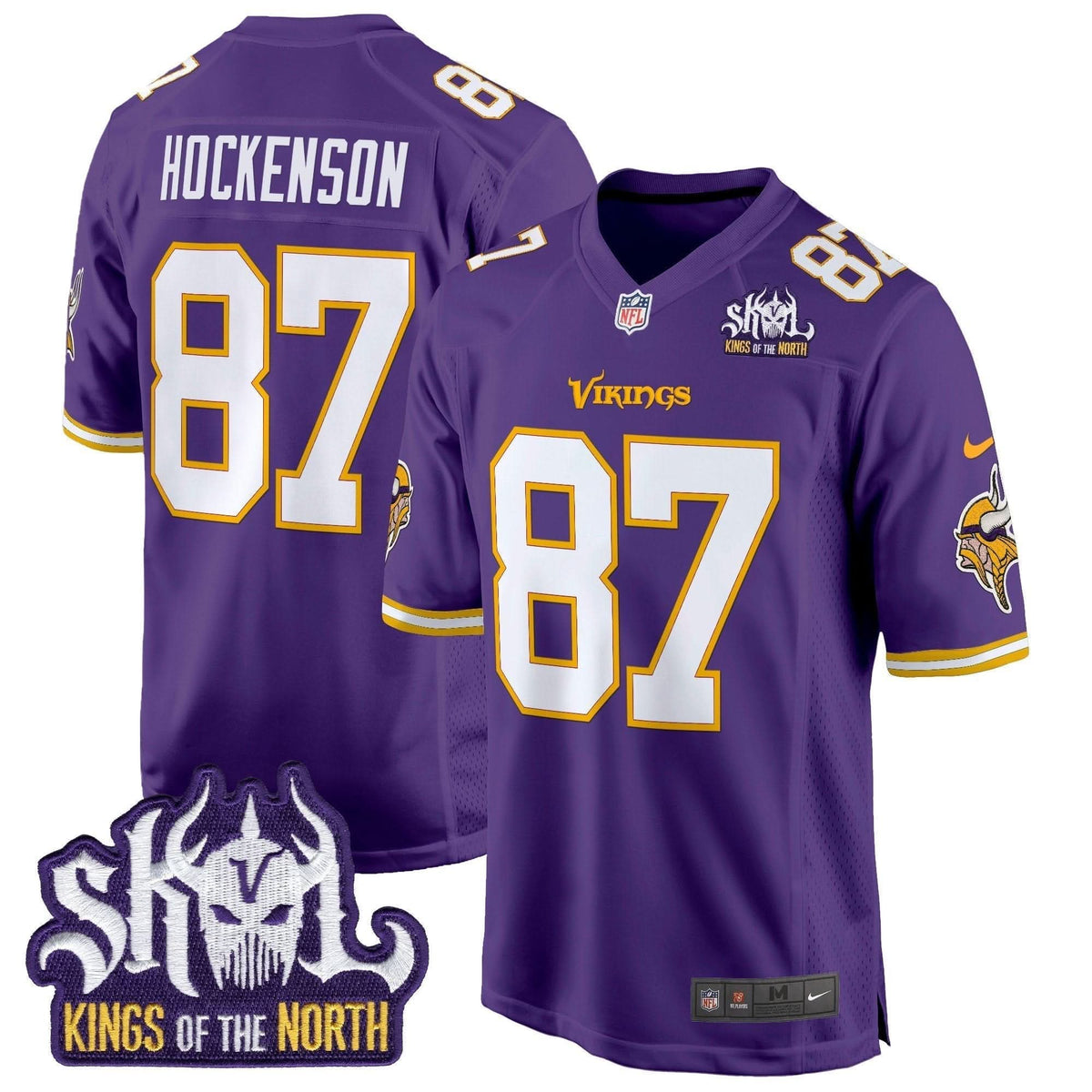 MV King Of The North Patch Throwback Game Jersey